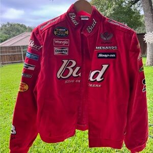 Budweiser Dale Earnhardt Jr NASCAR Vintage Racing Jacket